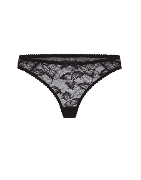leni thong in black agent provocateur all lingerie