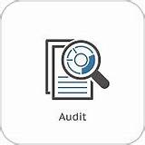 Audit Icon Vector Clip Trail Business Illustrations Icons sketch template