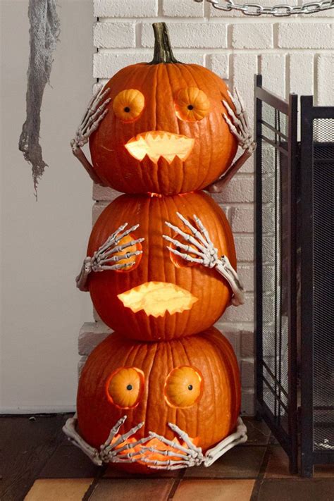 pumpkin carving ideas jack  lanterns  halloween