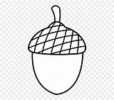 Nuts Acorn sketch template