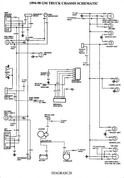 chevy silverado headlight wiring diagram  wiring collection