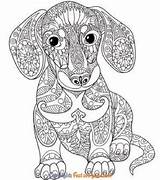 Mandala Coloring Pages Dog Print Adults Printable Pug Dachshund Mandalas Animal Dogs Color Getcolorings Adult Goldendoodle Getdrawings Da Ausmalen Tiere sketch template