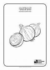 Coloring Onion Pages Cool Vegetables Print Artichoke sketch template