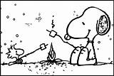 Snoopy Coloring Pages Camping Scout Printable Beagle Christmas Sheets Wecoloringpage Peanuts sketch template