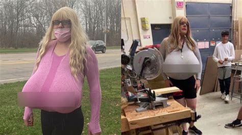 ontario high school teacher kayla lemieux s prosthetic boobs