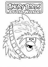 Wars Star Coloring Pages Angry Birthday Birds Getcolorings Color sketch template