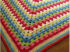 Granny Square Crochet Blanket Cath Kidston Colours by Thesunroomuk