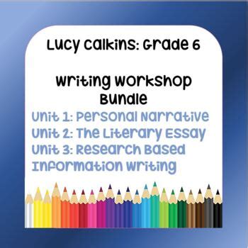 lucy calkins lesson plans grade  writing bundle  units tpt