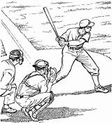 Baseball Jays Dodgers Yankees Batter Colouring sketch template
