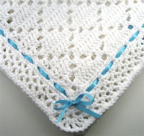 pattern crocheted baby afghan diamond lace baby afghan