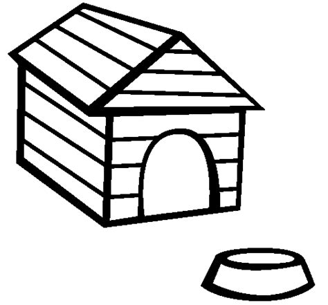 dog house coloring page coloringcrewcom