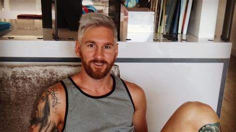 Check Out Lionel Messi S New Platinum Blonde Hair Fox Sports