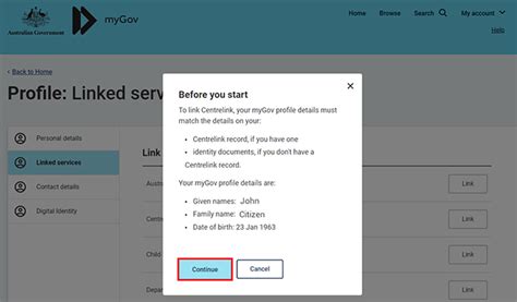 Mygov Help Link Centrelink To Mygov Using A Linking Code Services