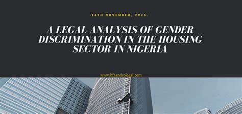 a legal analysis of gender discrimination in the housing