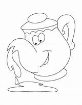 Kettle Coloring Pages sketch template