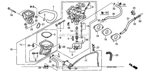 honda engines gxu qxf engine jpn vin gcark  parts diagram  carburetor