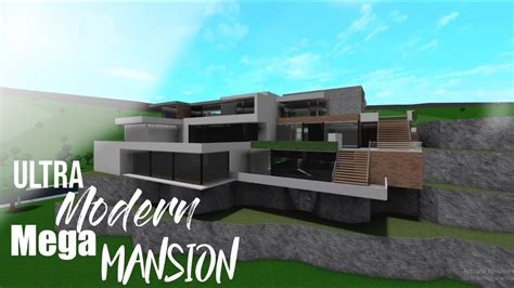 bloxburg modern mega mansion image