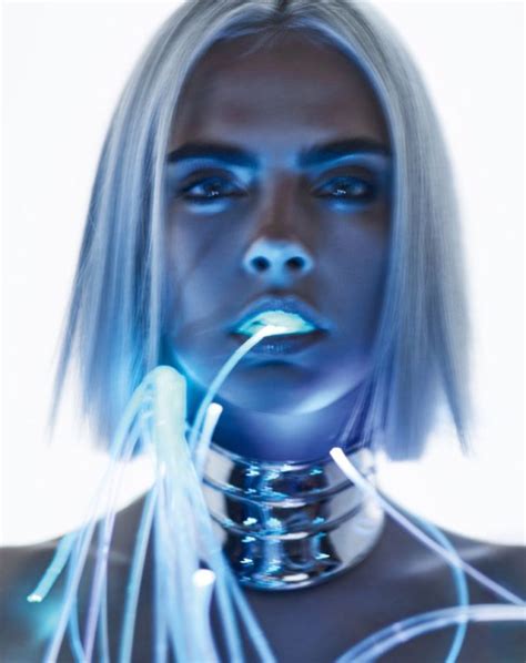 nsfw cara delevingne does nude cyber glam for the cover of gq flavourmag
