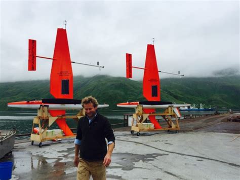 sailing drones  teach   life   bering sea alaska public media