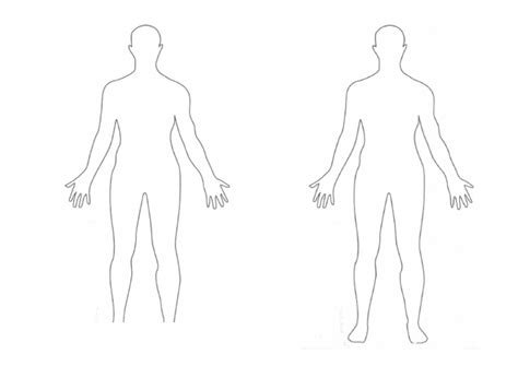 blank body diagram worksheet