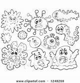 Germs Coloring Germ Pages Printable Clipart Bacteria Template Worksheets Kindergarten Worksheet Worksheeto Via Size Clipground 11kb 470px sketch template