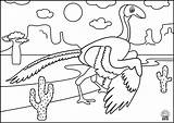 Coloring Pages Archaeopteryx Kids Dinosaur Drawing Simple Dinosaurs Preschool Application sketch template