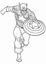 Capitan Colorier Mewarnai Pianetabambini Avengers Stampare Coloringme Scrivi sketch template