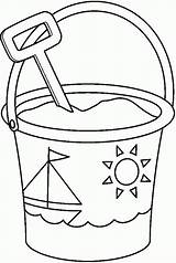 Bucket Spade Coloring Clipart Colouring Pail Pages Shovel Printable Print Drawing Kids Color Pdf  Popular Coloringhome Webstockreview Clipground Gif sketch template