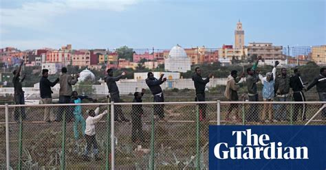 Migrants Attempt To Cross Border From Morocco Into Spain In Pictures