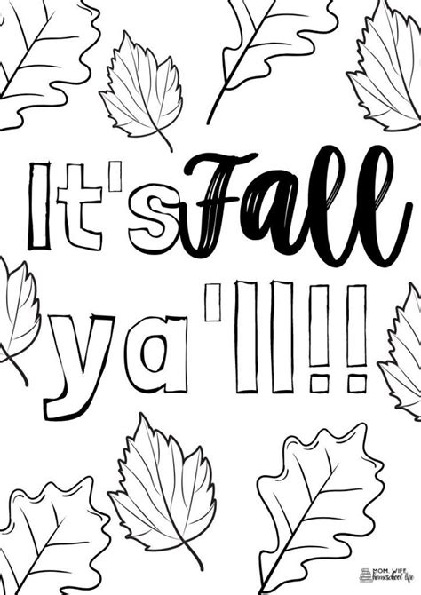 printable coloring pages  fall patricia sinclairs coloring pages