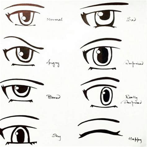 menggambar mata anime cowok semburat warna