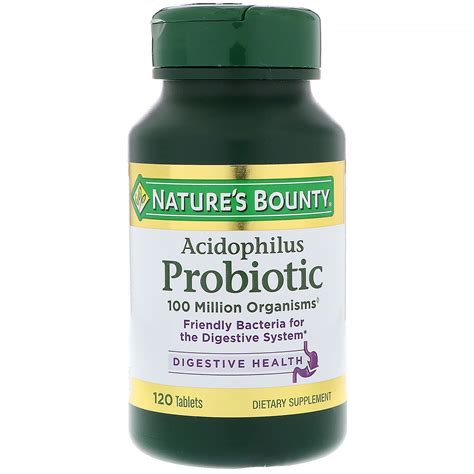 natures bounty acidophilus probiotic  tablets iherbcom