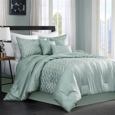 hgmart luxury  piece bed   bag california king  comforter shams bed skirt square
