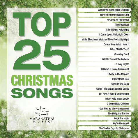 top  christmas songs amazonca