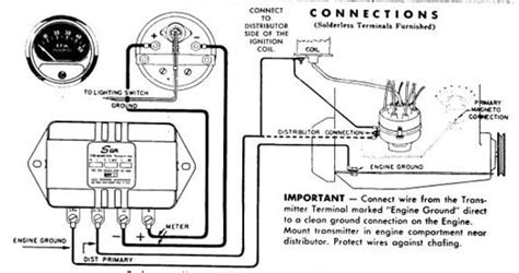 wiring diagram  sun super tach ii wiring diagram  schematic