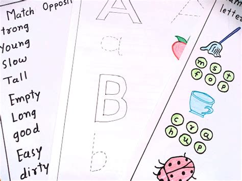 ukg worksheets english part 1