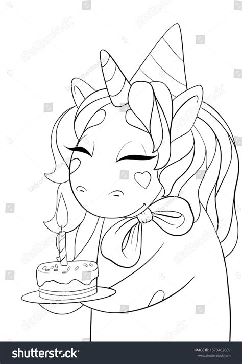 unicorn birthday cake coloring pages img weed