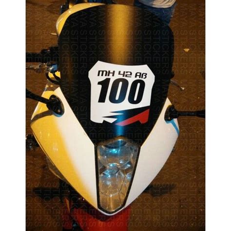 motocross racing style number plate stickers  bikes motocross