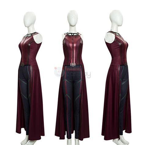 new wanda costume wandavision 2021 wanda maximoff scarlet witch cosplay