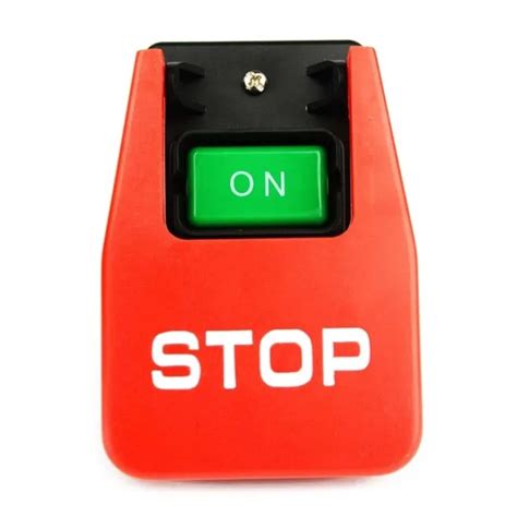 emergency shutoff stop  volt paddle onoff switch table  band safety  picclick
