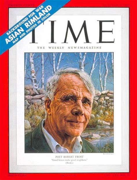 time magazine cover robert frost oct 9 1950 writers books poets