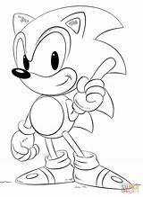 Sonic Coloring Ausmalbild Kostenlos Ausdrucken sketch template