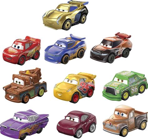 disney  pixar cars mini racers set   mini die cast toy cars