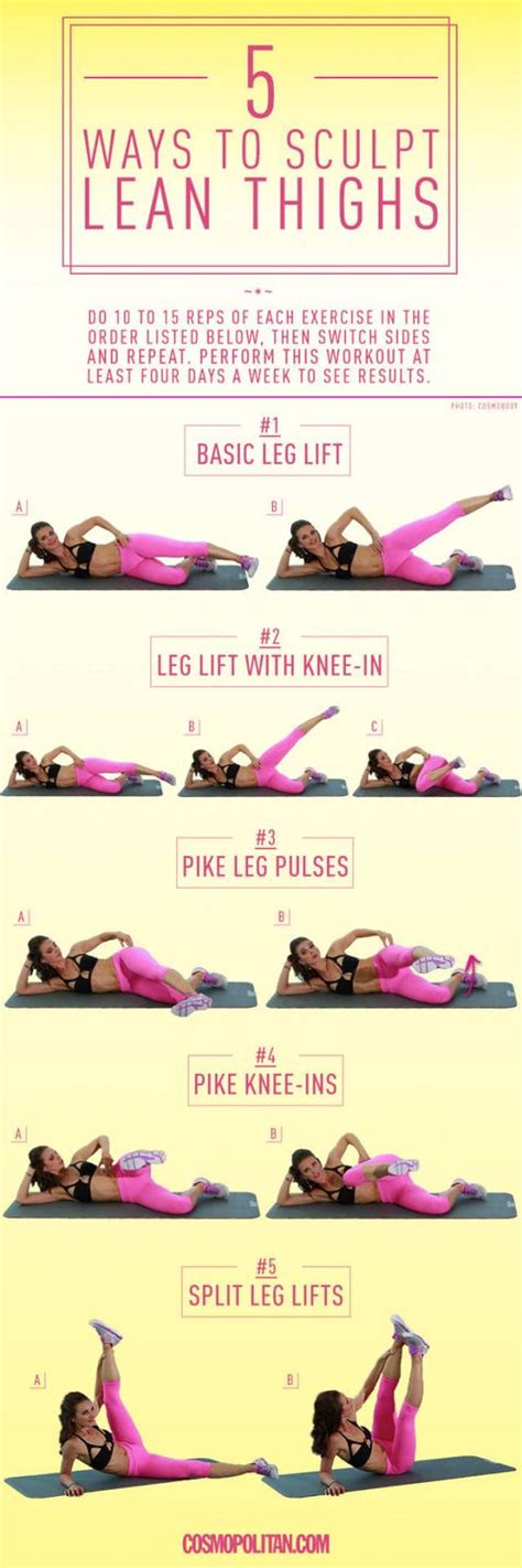 Thigh Exercises 5 Ways To Sculpt Lean Thighs From The Floor