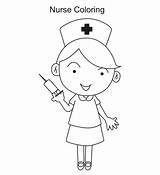 Nurse Coloring Clipart Needle Syringe Pages Nurses Kids Clip Cliparts Netart Book Library Clipground Choose Board sketch template
