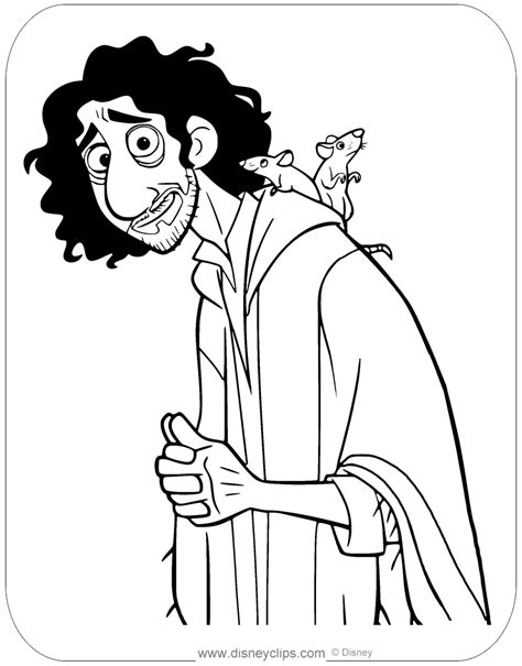 bruno madrigal encanto coloring page  disney coloring pages  xxx