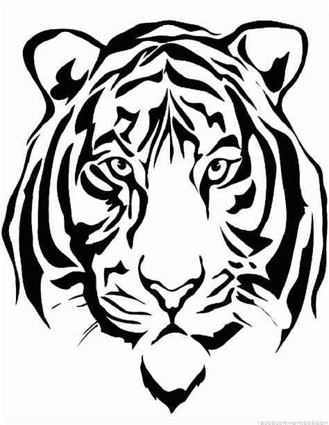 tiger coloring pages part
