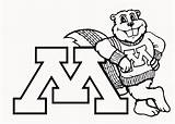 Minnesota Gophers Coloring Pages Logo Clipart Gopher Goldy Mn True University Timberwolves College Printables Kids Sports Clipground Divyajanani Template sketch template