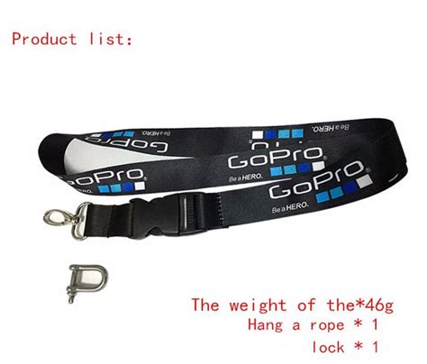 gopro hero session camera accessories straps hanging rope widened lanyard neck safety strap