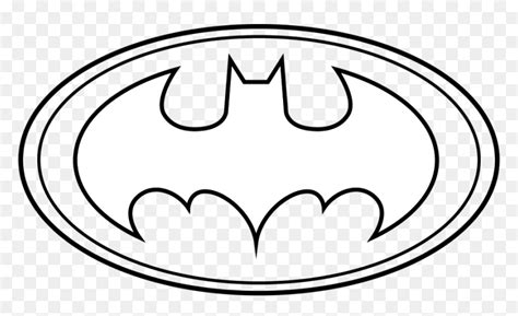 batman logo outline png transparent png vhv